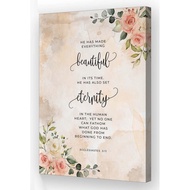 Ecclesiastes 3 11 He Has Made Everything Bible Verse Wall Art Scripture Poster Prints Artwork Giclee