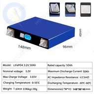 Jipata-798 Lifepo4 battery 3.2V50ah แบตลิเธียมฟอสเฟต50ah แบตเตอรี่ลิเธียม 12v 50ah แหล่งจ่ายไฟพลังงา