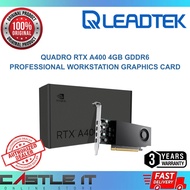 Leadtek Quadro RTX A400 4GB GDDR6 Professional Workstation Graphics Card GPU