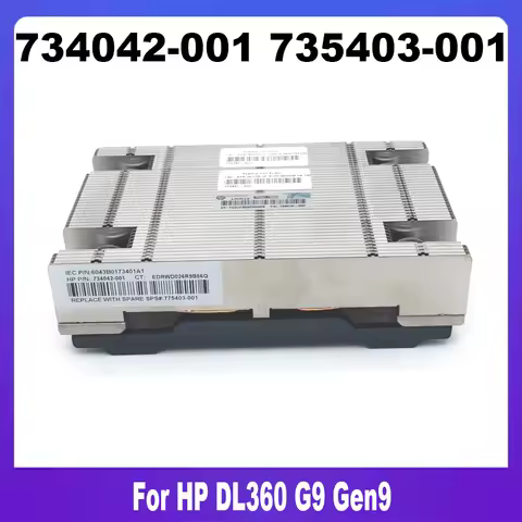 734042-001 734043-001 775403-001 Original For HP DL360 G9 Gen9 Server Heatsink High Quality 100% Tes