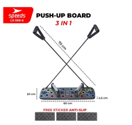 069-6 SPEEDS Push Up Stand Bar Alat Bantu Push Up Olahraga Fitness Equipment Pegangan Push Up