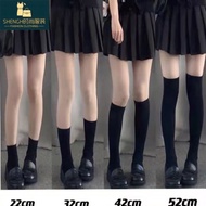 Black Velvet Socks Plain Black Socks Black Boots Wear Japanese Stockings Black Mid-Tube Socks Black 