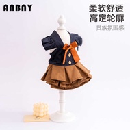 Amberne Autumn Dog Clothes Maltese Denim Skirt Poodle Bichon Small Dog Pet Clothes