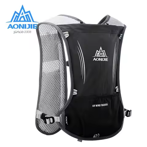 AONIJIE E913S 5L Hydration Backpack Rucksack Bag Vest Harness For 1.5L Water Bladder Hiking Camping 