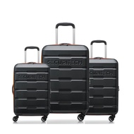 Set Of 3 | SECURITECH By Delsey Paris Citadel 4-Double Wheel Expandable Trolley Case | 55 65 & 75 cm