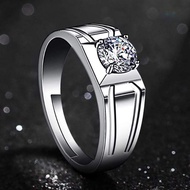 925 Silver Men Ring Adjustable Man Rings Big Ring