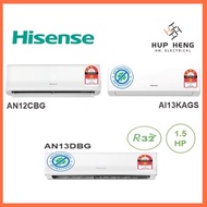 (FREE SHIPPING) Hisense Standard/Inverter Air Conditioner R32 (1.5HP)