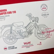 Super cub 110 明信片