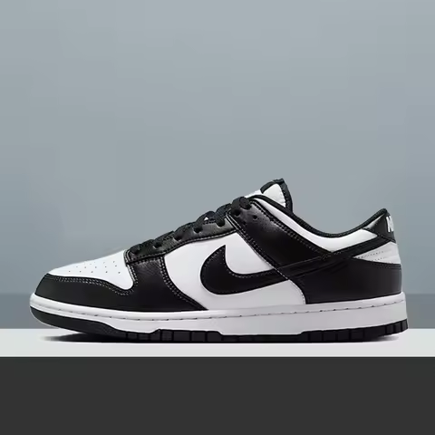 Nike Dunk Low Unisex Sneakers - Comfort Cushioning, Slip-Resistant Outsole, Trendy Panda Design for 