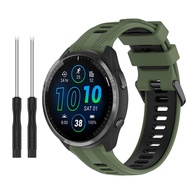 Replacement Band for Garmin Forerunner 965 Watch, Soft Silicone Strap for Garmin Forerunner 965 Runn