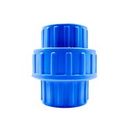 ข้อต่อยูเนี่ยน PVC 1 1/2 นิ้ว ตรามือ 356-52N สีฟ้า