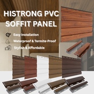 Histrong PVC Soffit Panel Hiasan Dinding Board Wood Str dinding bergalur Fluted Wall Panel PapanPian