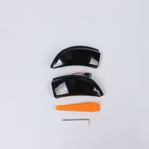 2Pcs LED Mirror Turn Signal Light 8A6113B381AB 8A6113B382AB For 2008-2017 For Ford Fiesta MK7 B-MAX