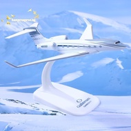 [Han-t] 1PCS Gulfstream G650 Aircraft Diecast 1/200 Scale Airplane Model Planes G650ER Airplane Mode