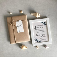 Matthew 6:34 | Do Not Worry | Bible verse | Wall Decoration | Christmas Baptism Christening Farewell