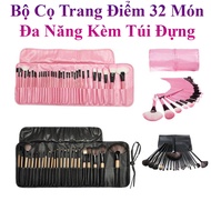 Bộ Cọ Trang Điểm 32 Món Đa Năng Kèm Túi Đựng
