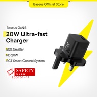 Baseus GaN5 Fast Charger Mini 1C 20W UK For iPhone 14 13