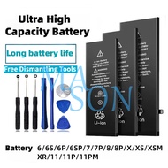 Quality Battery Bateri Compatible For 6 6S 6S Plus 7 7P 8 8P X SE XR XS XSMAX 11 11 Pro 11 Pro max