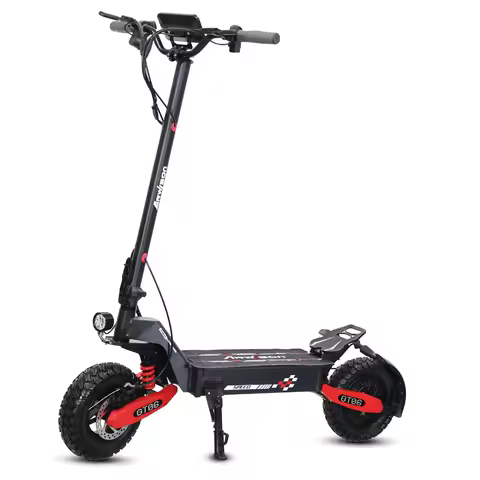 Arwibon GT06 1200W Foldable E-Scooter for Adults -Max Speed 30MPH, 48V 13AH/23.4AH, 11"Off-Road Tire