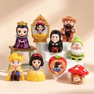 9PCS Snowwhite Princess Forest Adventure Fairy Tale Figure 3D Resin Charms for DIY888