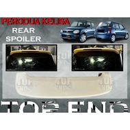 PERODUA KELISA (L700)2001-2007 REAR SPOIELR ROOF SPOILER TAIL TRUNK BOOT LIP WING - MATERIAL ABS CAR