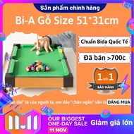 ( HÀNG CAO CẤP ) Bàn Bi A Cỡ Lớn nhất 52x27cm Bàn Bi Da Bàn Bida Mini Bàn Bida 6 Lỗ Bàn Bida Mini Bằ