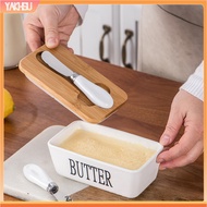 yakhsu|  Capacity Butter Pan Butter Storage Solution Handcrafted Ceramic Butter Dish with Lid and Knife Set Stylish Butter Keeper for Kitchen Countertop Easy to for Southeast