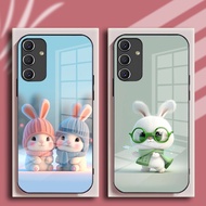 Case for SAMSUNG M14, M23 5G, M34 5G, M54 5G Premium Tempered Glass Back