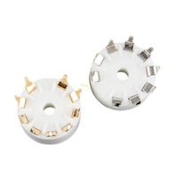 btsg Ceramic 9 Pin B9A PCB MOUNT Tube Socket for 6DJ8 EL84 6922 6BM8 6BQ5 EL84 6CG7
