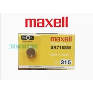 SR716SW 315 MAXELL SILVER OXIDE BATTERY SR716SW