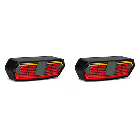 2X Motorcycle Brake Tail Light With Turn Signal Lights For Honda Grom MSX125 CB650F CB650R CBR650F C