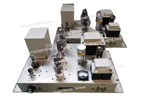 24W West Electric ZS600 three-pipe parallel 300B single-ended Class A tube amplifier, split dual mon