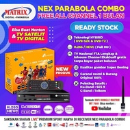 Receiver Nex Parabola Combo Kuning TV Satelit Parabola TV Digital STB