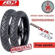PAIR OF TUBELESS TIRE PACKAGE FDR SPORT XR EVO :80/80.14 and 90/80.14 80/80.14 and 100/80.14 90/80.1