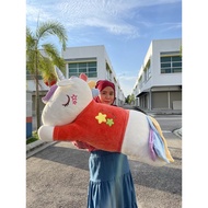 Unicorn shirt plush toys READYSTOCK stuffed toys unicorn with shirt 100cm
