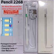 🇸🇬🔥 Active Stylus Pen Pencil with LCD Battery Display no need Bluetooth Connection for iPad Air 4 Pro 11 12.9 Mini 6