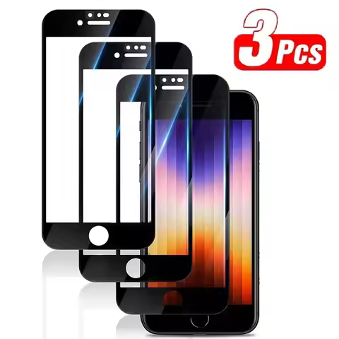 3Pcs Screen Protector On The For IPhone 7 8 6 6S Plus For IPhone Se 2020 Se 2022 Tempered Glass