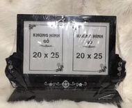 khung ảnh thờ đôi 20x25 kích thước lọt lòng  ngang 40cm cao 25cm