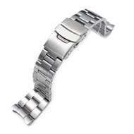 特價 🉐 Strapcode watch strap 22mm Super-O Boyer Watch Band for Seiko SKX007 SKX009 SKX011, Stainless S