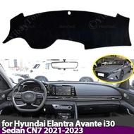 Anti-Slip Dashboard Cover Protective Pad Car Accessories Sunshade Carpet for Hyundai Elantra Avante 