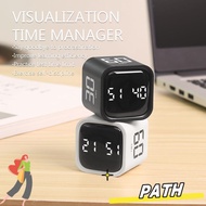 PATH Digital Cube Timer, Rotation Timing Gravity Sensing Pomodoro Timer,  5/10/30/60min 3 Volume Adj