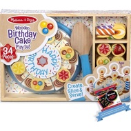 Melissa & Doug Birthday Party: 34-Piece Wooden Play Set Bundle