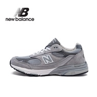 100% Original ของแท้ 100% New Balance NB 993 รองเท้าวิ่งน้ำหนักเบาน้ำหนักเบาสำหรับผู้ชายและผู้หญิง Yuanzu สีเทา d wide รองเท้าผ้าใบ ผู้ชาย ผู้หญิง รูปแบบ รองเท้า