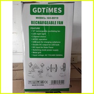 ❃ ◆ ☋ Gd times Solar electric fan with charger w/Solar Panel direct 220v solar panel charging fan C