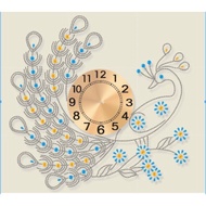 3d diamond painting - beautiful clock painting