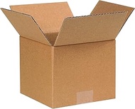 Partners Brand P776 Corrugated Boxes, 7"L x 7"W x 6"H, Kraft (Pack of 25)