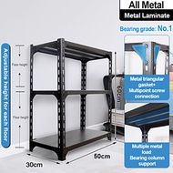 Adjustable 3/4/5 Tier Metal Rack Shelf Home Kitchen Store Storage Rack Besi Serbaguna Bertingkat War