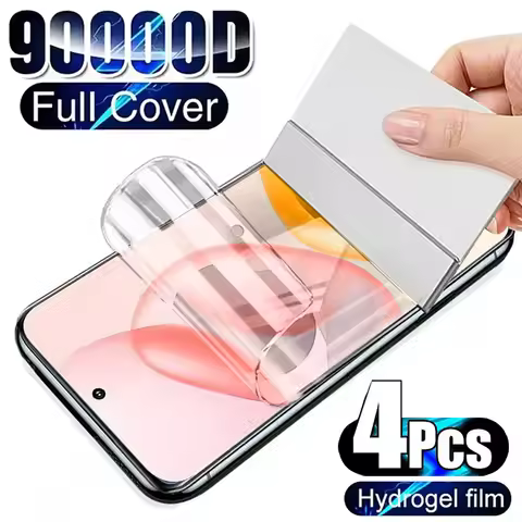 4Pcs Hydrogel Film Honor 400 200 100 90 Magic 7 6 5 Pro Lite Honor X9A X9C X8B X7B X7A Screen Protec
