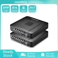 Hamrol 5MP-N AHD/N DVR 4Channel 8 Channel CCTV AHD DVR NVR 5in1 Video Recorder For IP Camera Analog 