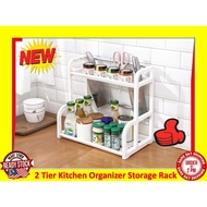 🇲🇾Ready Stock🇲🇾 2 Tier Kitchen Organizer Storage Rack Rak Simpan Barang Dapur